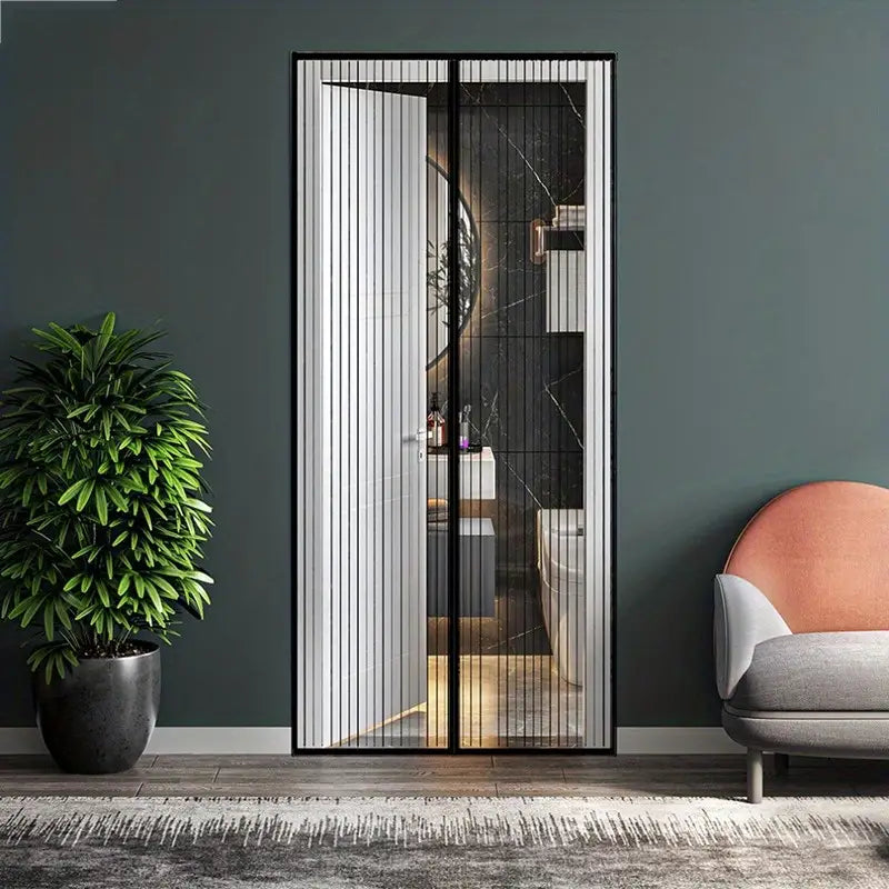 Mesh Curtain With Magnets