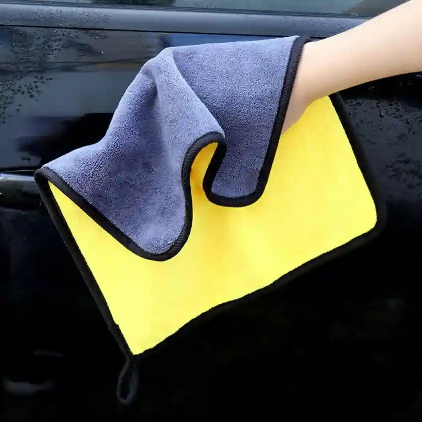1 Pcs Multi Purpose Yellow Microfiber Towel