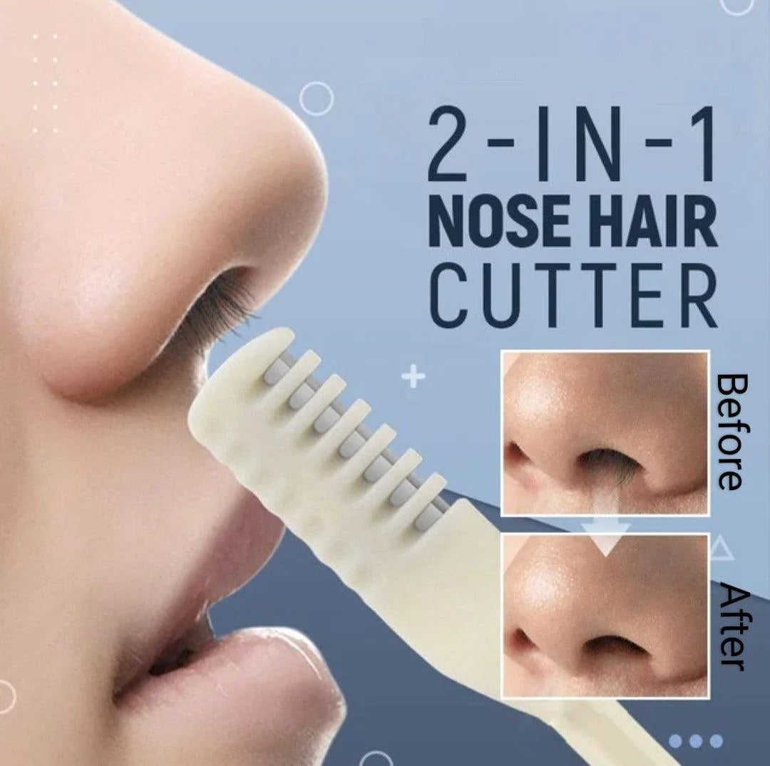 2 Pcs Double Head Nose Hair Remover