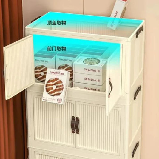 3 Layer Folding Wardrobe, Home and Living