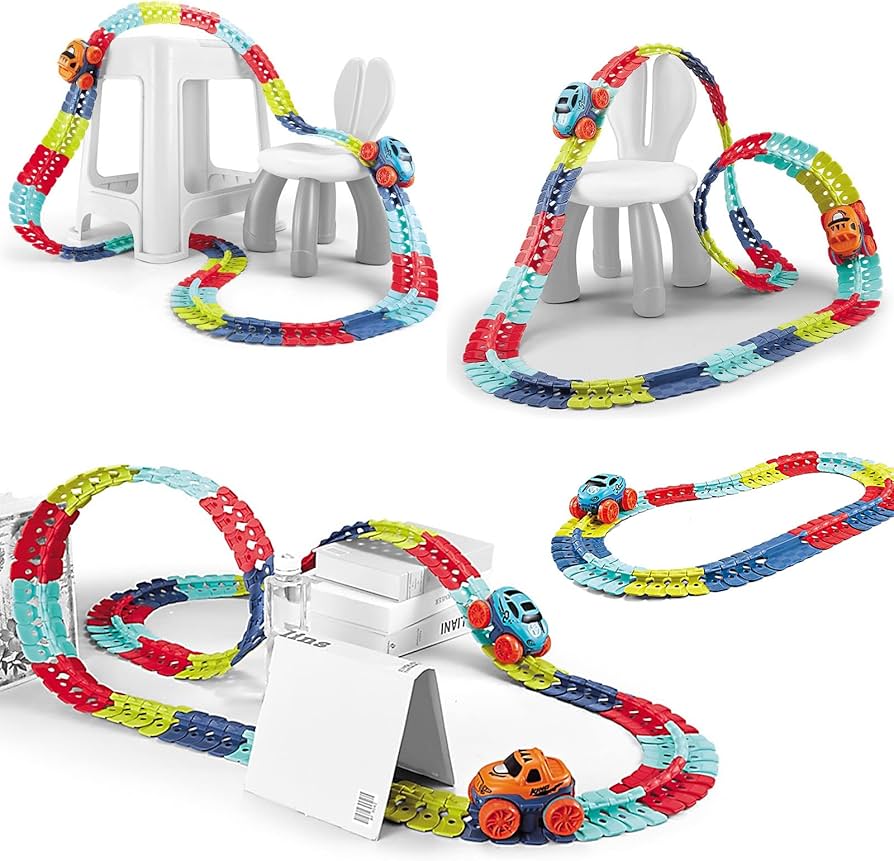 138 Piece Racing Car Track Set