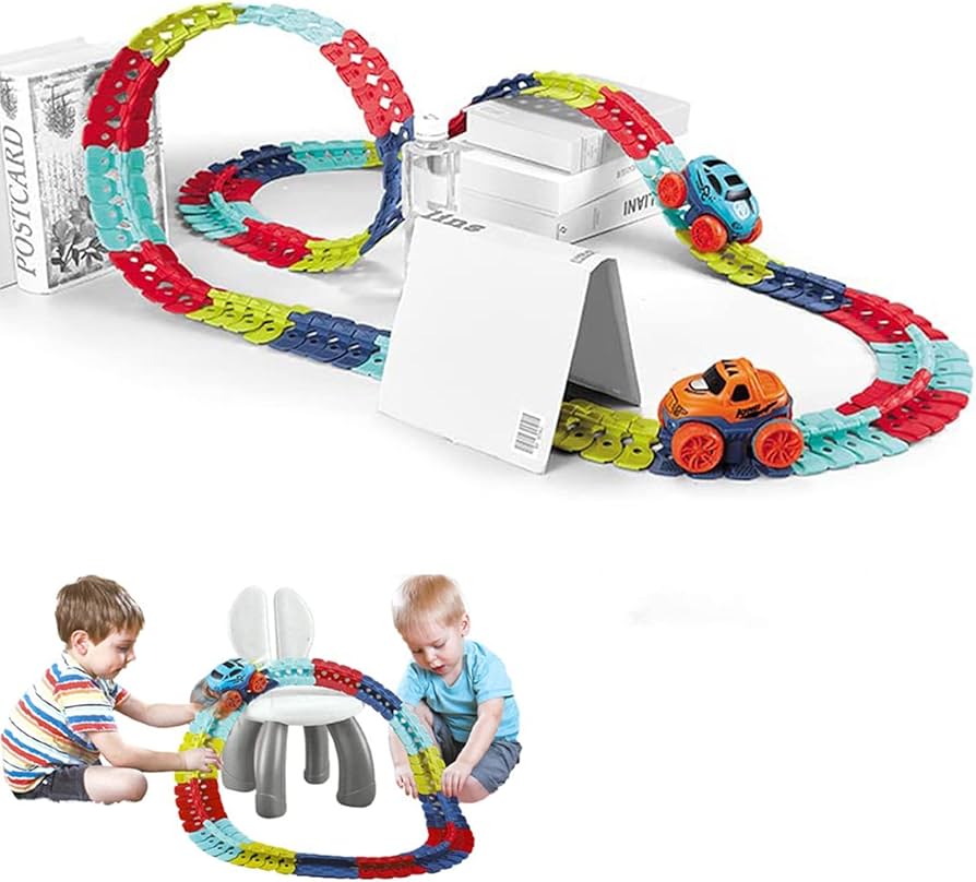 138 Piece Racing Car Track Set