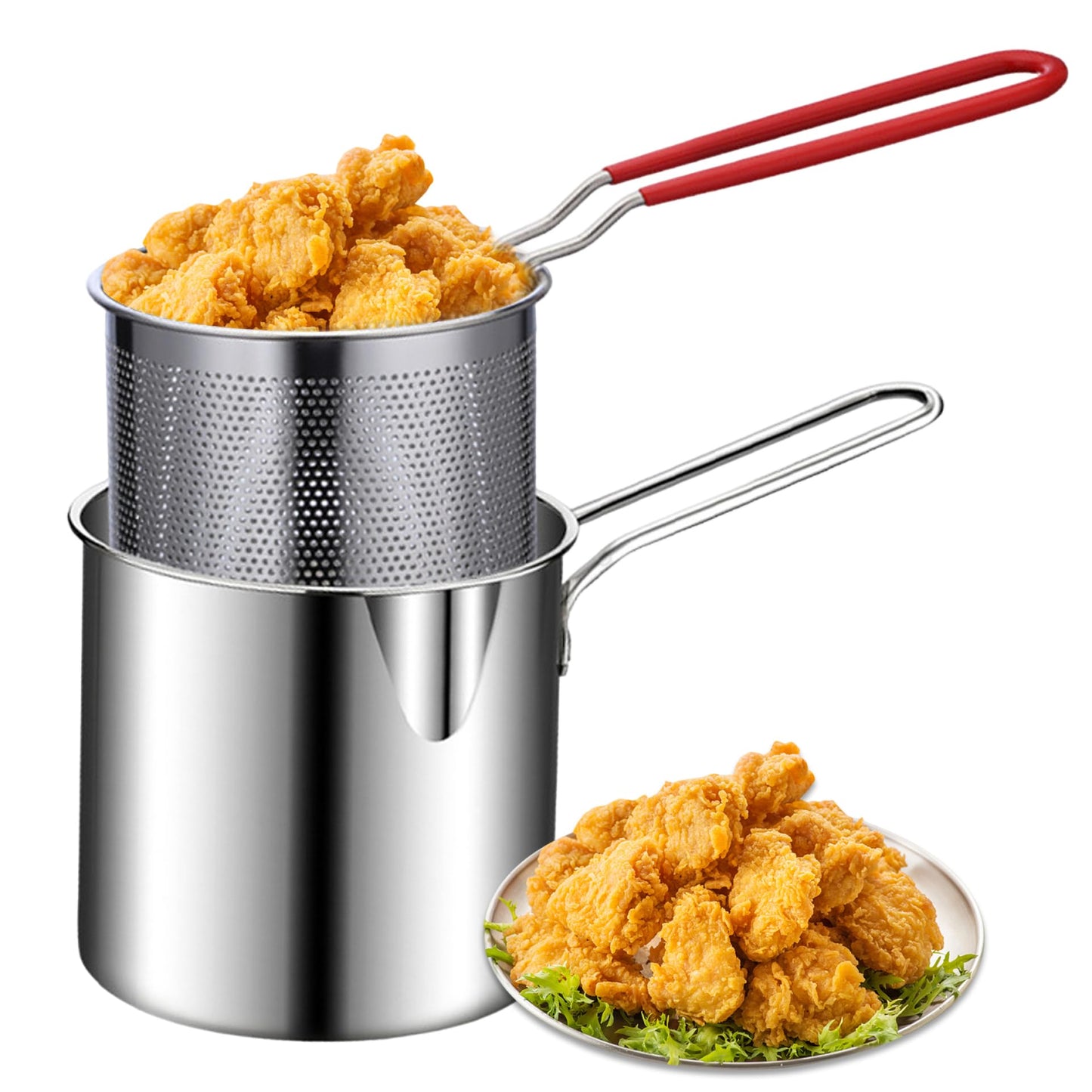 Multi Purpose Fryer Pot With Strainer