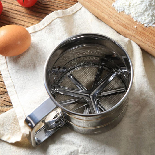 Stainless steel flour sieve strainer