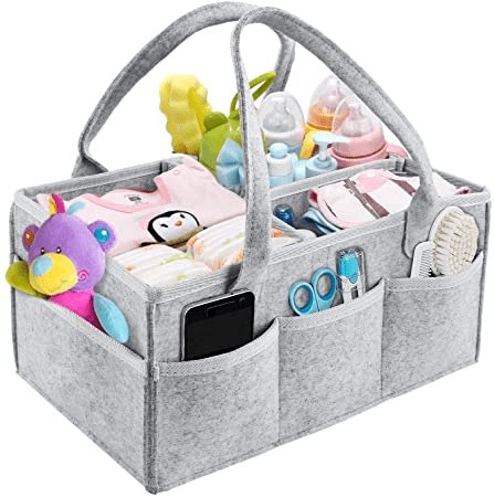 thumbnail image 2 of PHILORN Baby Diaper Caddy Organizer 2 of 13