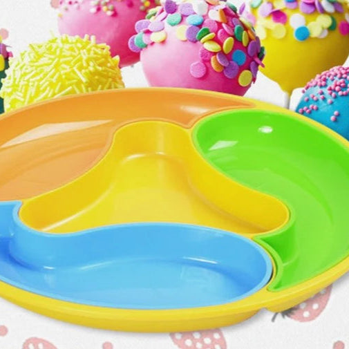 4 Slot All-Purpose Food Dolphin Tray