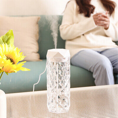 Cool Mist Crystal Air Humidifier Lamp