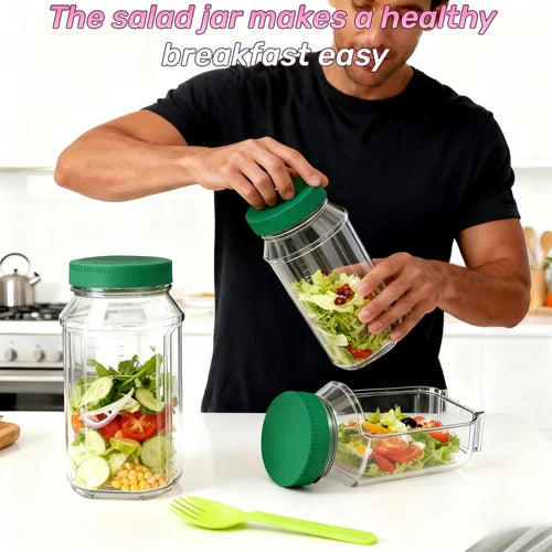 Leakproof & Portable Salad & Snack Storage Box