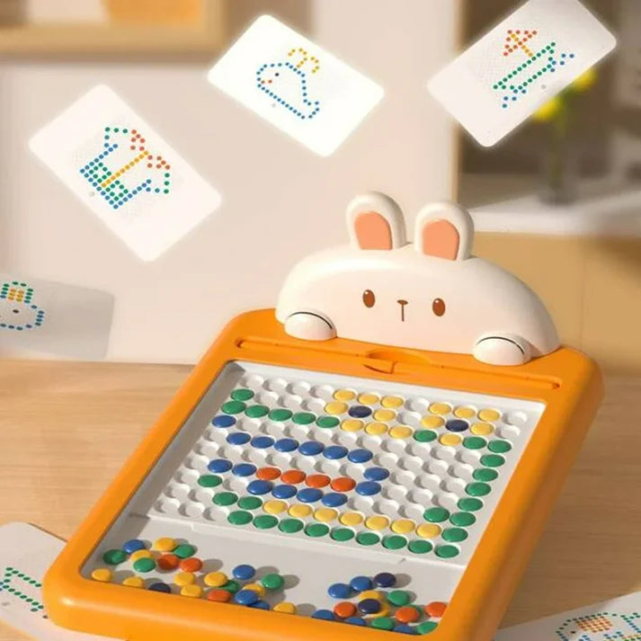Children Magnetic Dot Puzzle Tablet