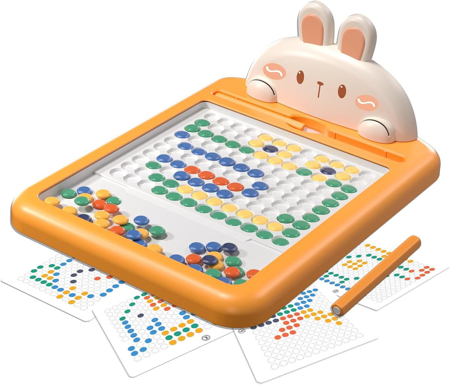 Children Magnetic Dot Puzzle Tablet