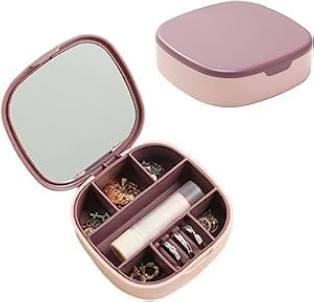 Jewelry Storage Box With Mirror