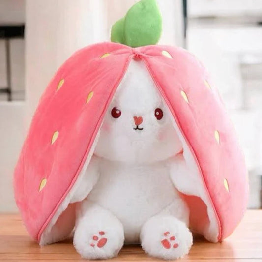 Strawberry Bunny Soft Toy (25Cm/10Inch)