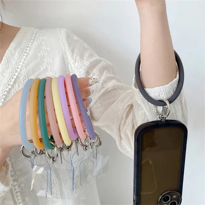 Silicone Mobile Anti-Loss Wrist Band