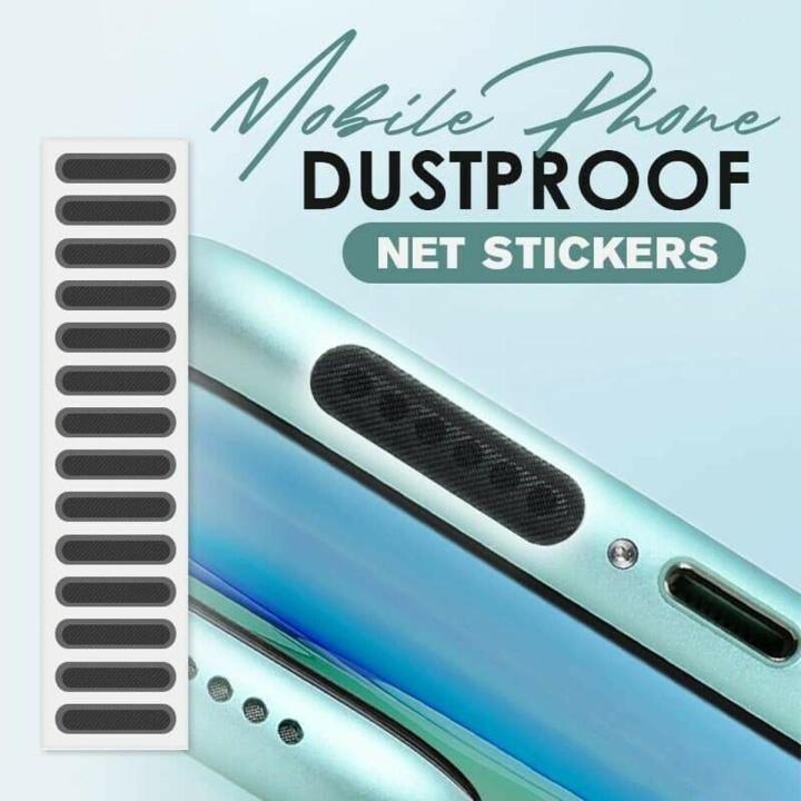 10Pcs Anti-Dust Phone Speaker Mesh Stickers