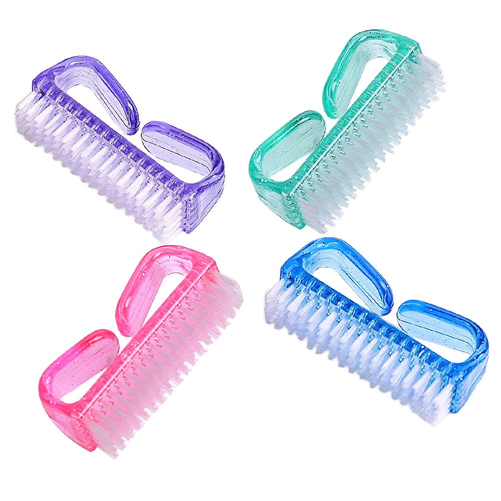 2Pcs Fingernail Scrub Cleaning Brushes