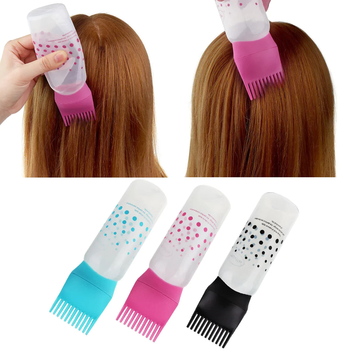 Silicone Hair Oil Bottle Under 1$