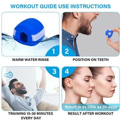 Silica Gel Face Fitness Ball Jaw Exerciser