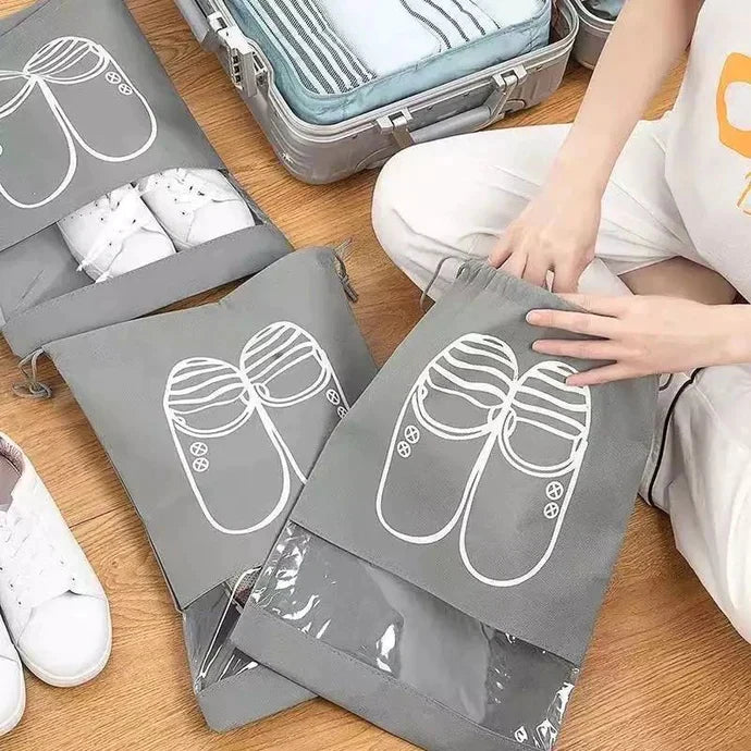 Pack Of 10 Dust-proof Travel Shoes Storage Bag