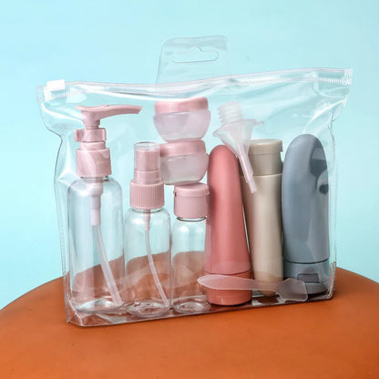 11Pcs Travel Toiletry & Makeup Kit