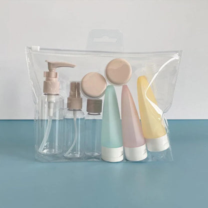 11Pcs Travel Toiletry & Makeup Kit