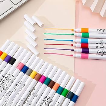 12Pcs Acrylic Marker, Babies and Toys 