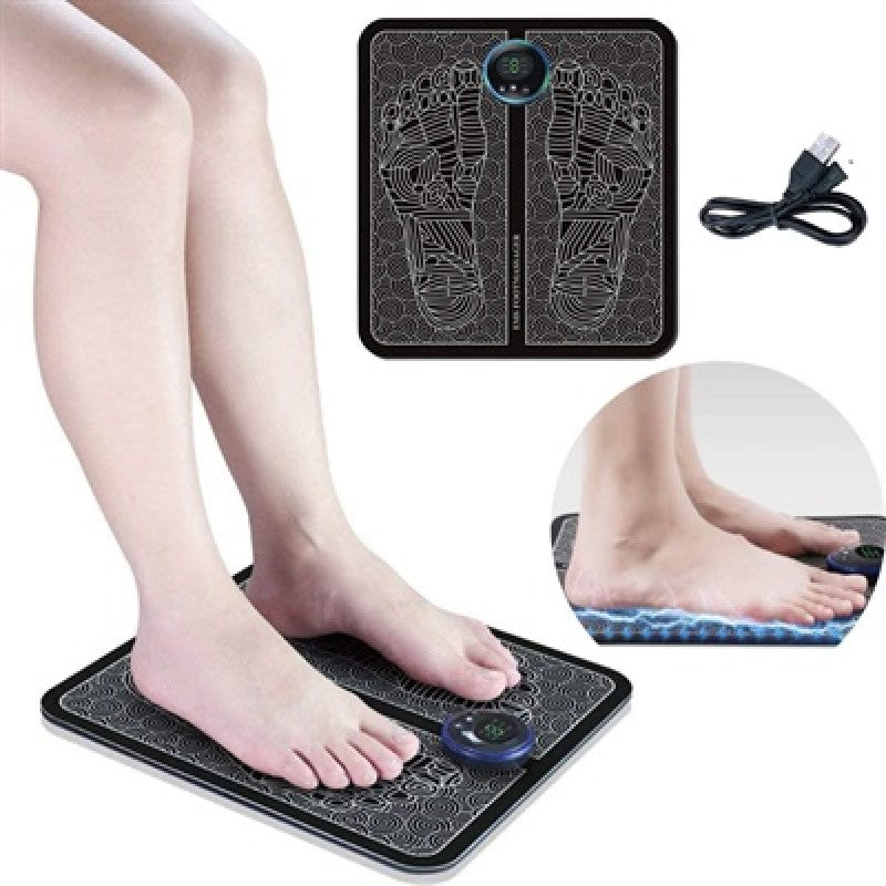 EMS Foot Portable Foldable Massage Pad Improve Blood Circulation Relief Pain Relax Feet