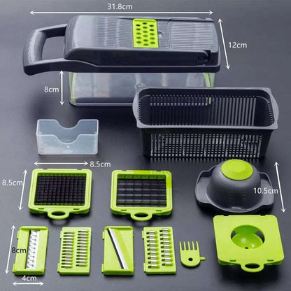 12 in 1 Multifunctional Vegetable Slicer Cutter Shredder