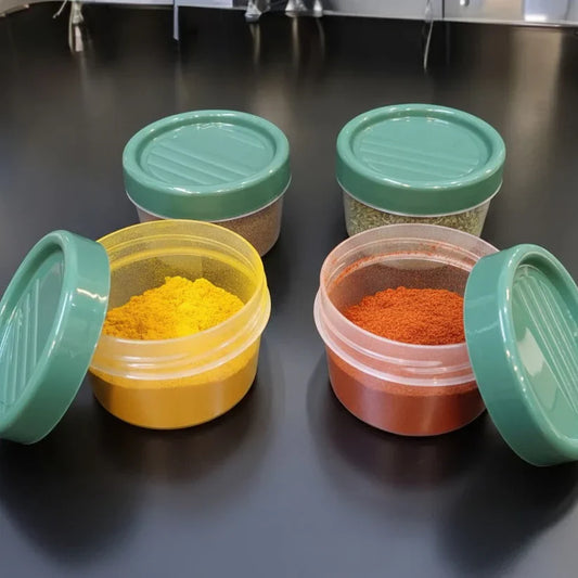 Pack Of 4 200ml Twist Lid Jars For Spices & Pantry