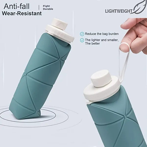 Silicone Water Bottle Reusable & Eco Friendly