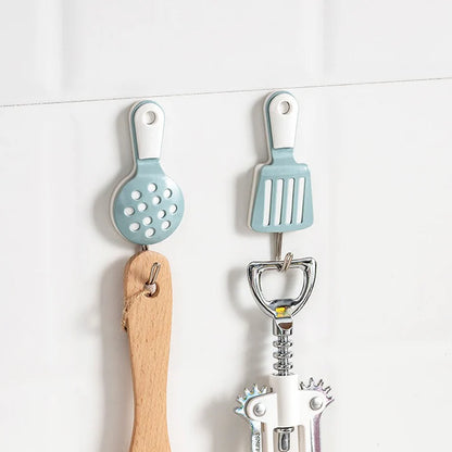 2 Pcs Decorative Adhesive Hooks