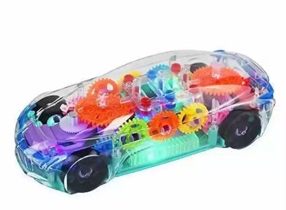 Mechanical Transparent Car Toy For Kids