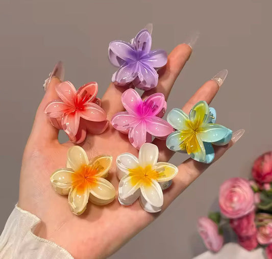 3Pcs Fashion Flower Hair Clips For Girls, Health and Beauty 
