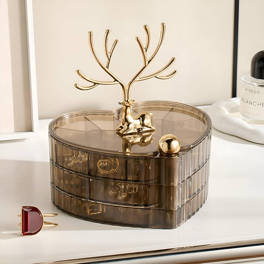 3 Tier DeerLuxe Jewelry Organizer