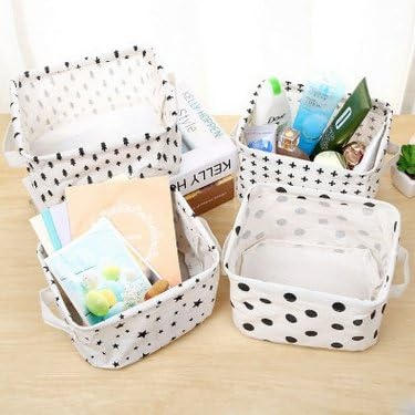 3 Pcs Multi-Purpose Foldable Storage Organizing Basket(Random Design)