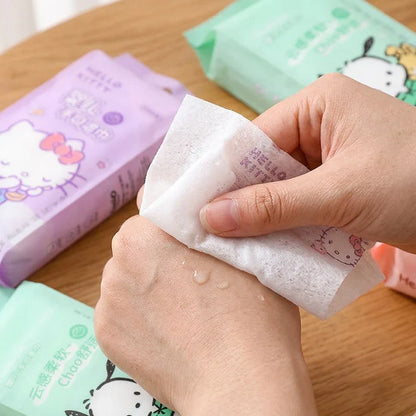 48Pcs Portable Facial Cleansing Wet Wipes