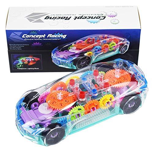 Mechanical Transparent Car Toy For Kids