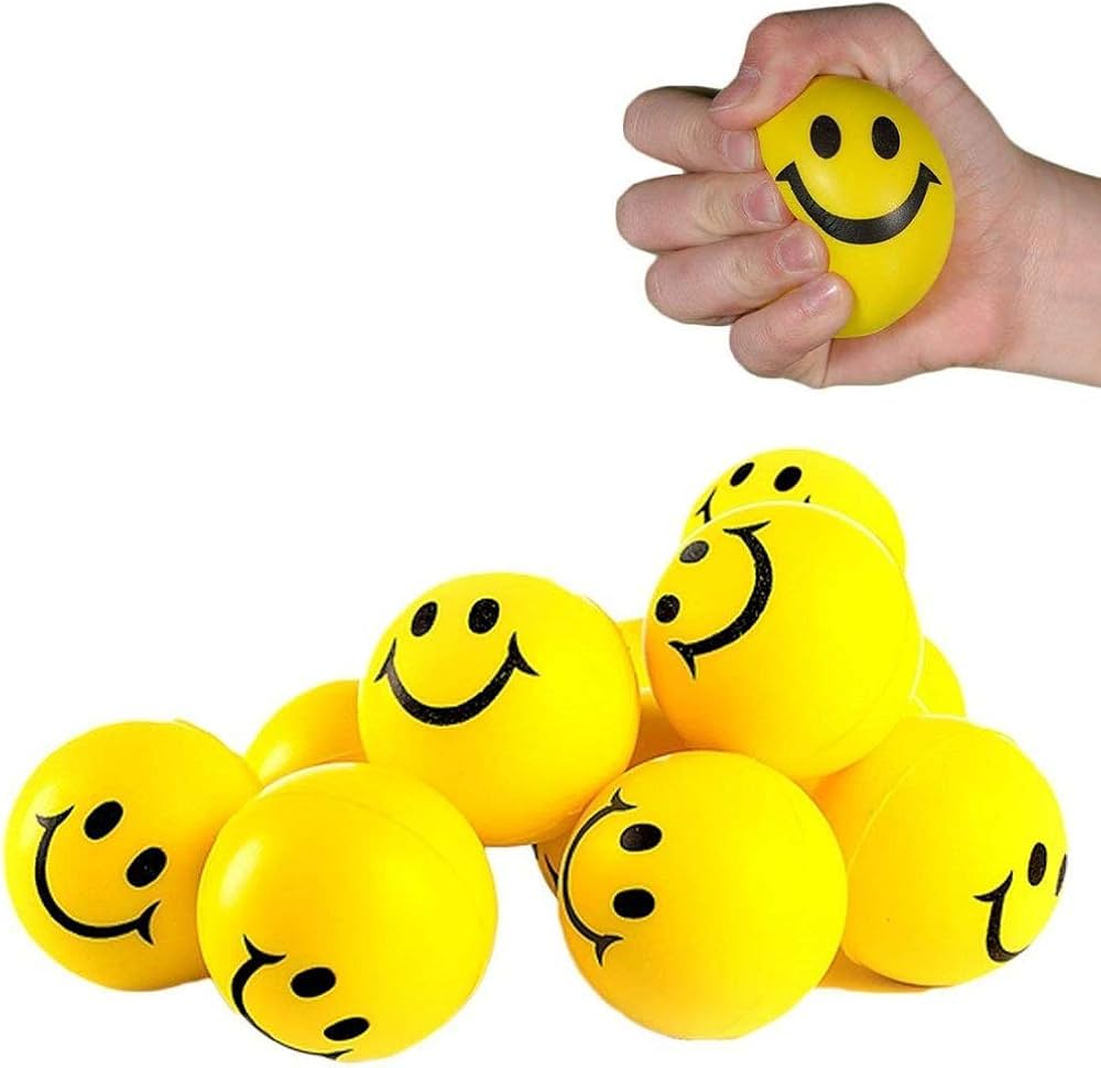 Happy Smile Anti Stress Releaser Squeeze Ball