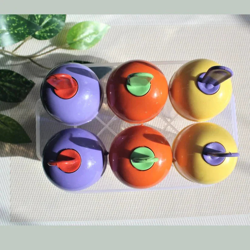 6 Piece Ice Pop Maker for Kids & Adults BPA Free