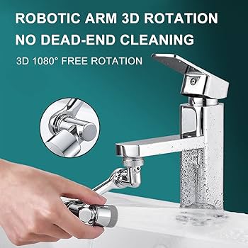 Rotatable Universal Faucet for Enhanced Flexibility.