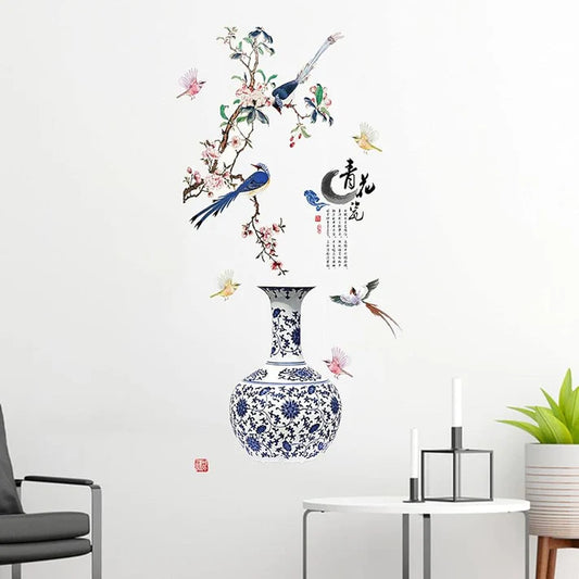 Elegant 3D Floral Wall Sticker