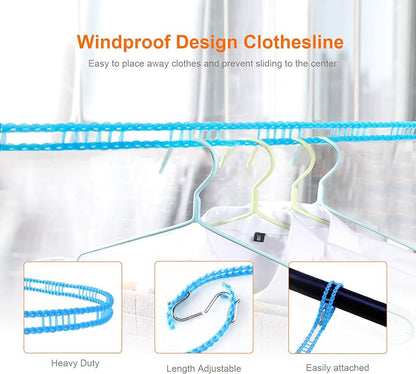 15 Meter Windproof Non Slip Clothesline Rope