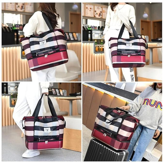 Multicolor Expandable Travel Bag For Short & Long Journey