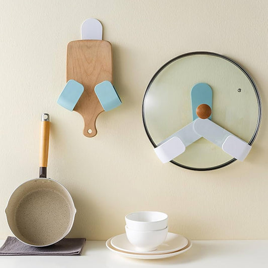 Rotating Wall-Mounted Lid Organizer