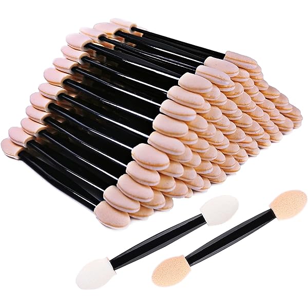 20PC Shadow Applicator Sponge Double Ended Eyeshadow Brush