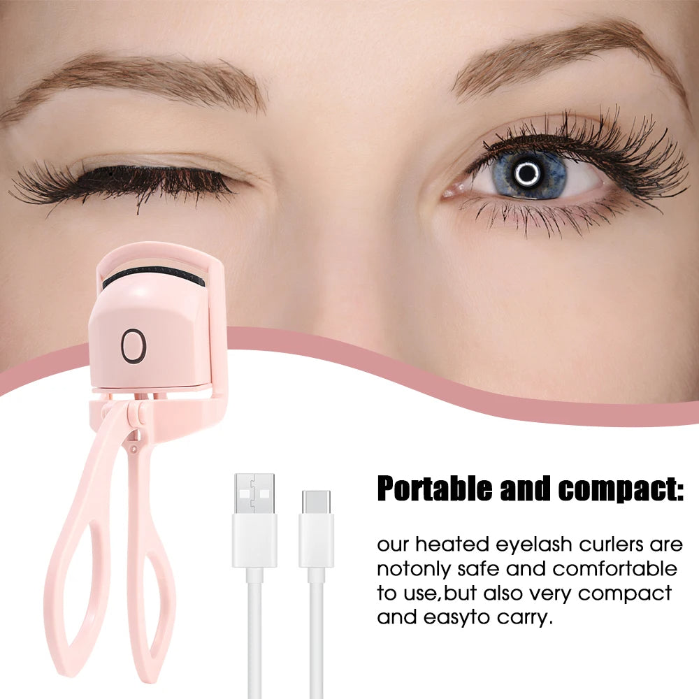 Portable Electric Heated Eyelash Curler