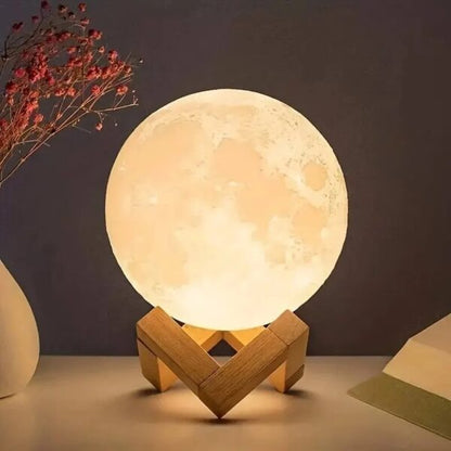 3D Moon Glow LED Light