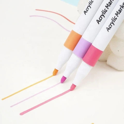 12Pcs Acrylic Marker, Babies and Toys 