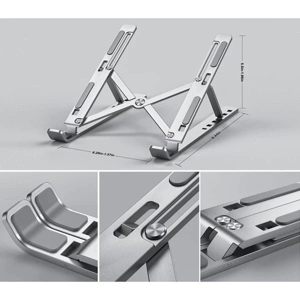 Aluminum Foldable Laptop Metal Stand