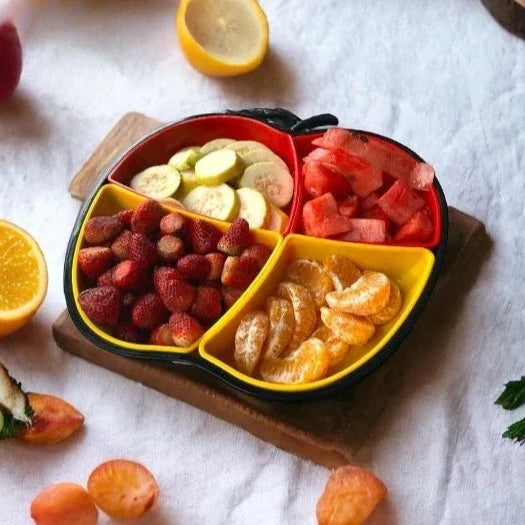 Apple Shape Snack Tray – Stylish Fruit & Snack Serving Dish