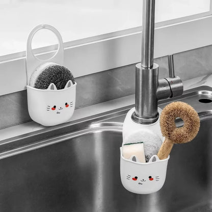 Faucet-Mounted Cat Basket